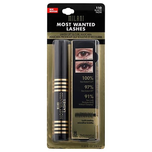Milani Most Wanted Lashes Lavish Lift & Curl Mascara, Black 110 - Picture 1 of 2